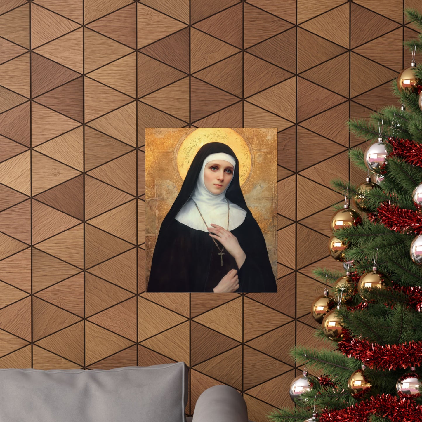 Saint Benedetta Cambiagio Poster Print - Sanctified Souls Print - Multiple Sizes - Premium Posters - Catholic Art for your home