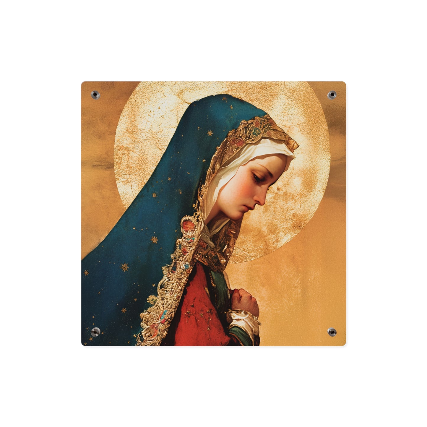 Our Lady of Mercy / Our Lady of Ransom Wall Art Panel - Ready to Hang Acrylic Print - Catholic Saint Art - Patron Saint Print - Mother Mary