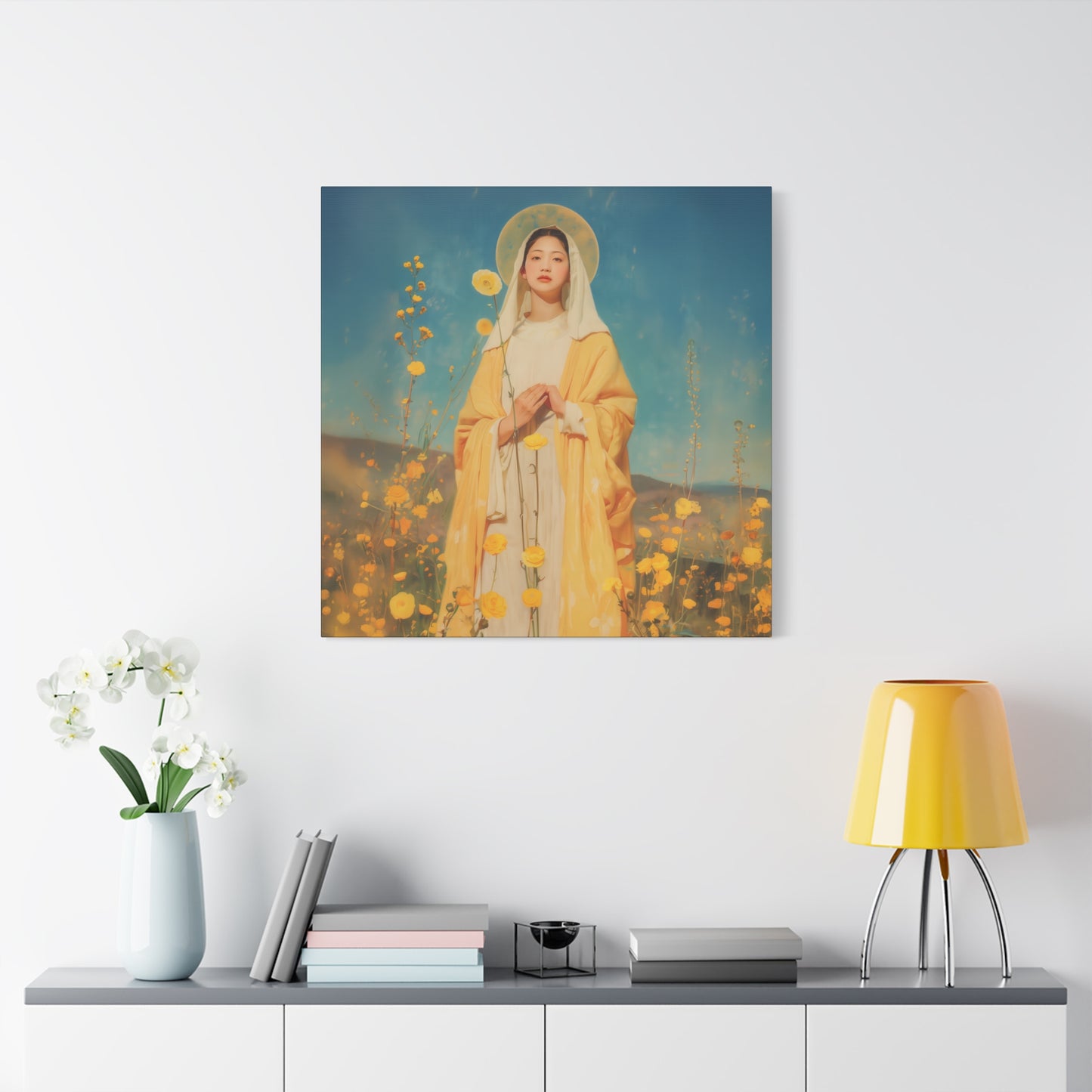 Saint Agatha Lin - Gallery Wrapped Canvas - Print - Religious Art for your Home - Catholic Art