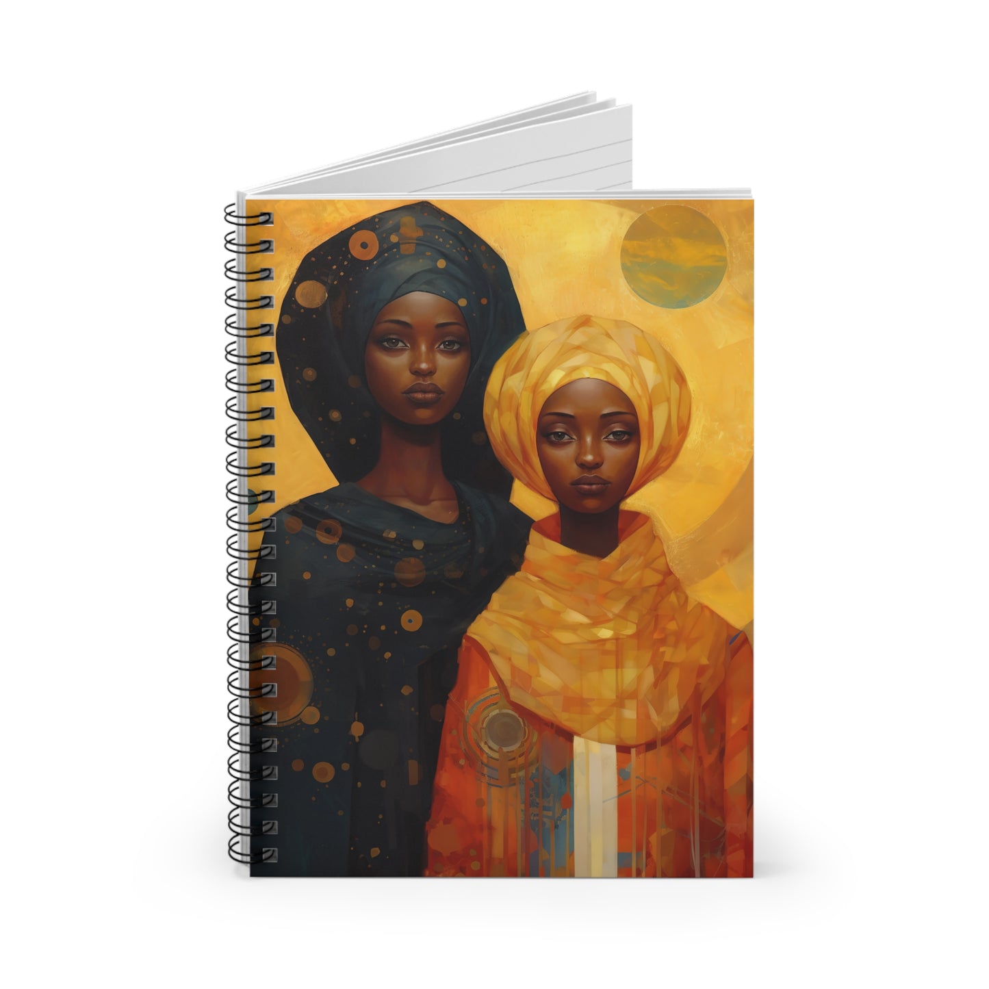 Saint Perpetua and Saint Felicity Journal - Sanctified Souls Art - Religious Based Notebook - Spiral Notebook - Ruled Line