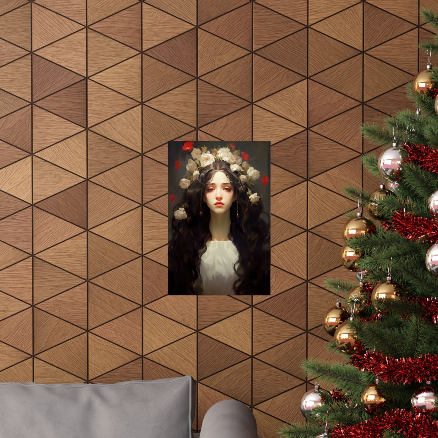 Saint Flora - Sanctified Souls Print - Multiple Sizes - Premium Matte Vertical Posters
