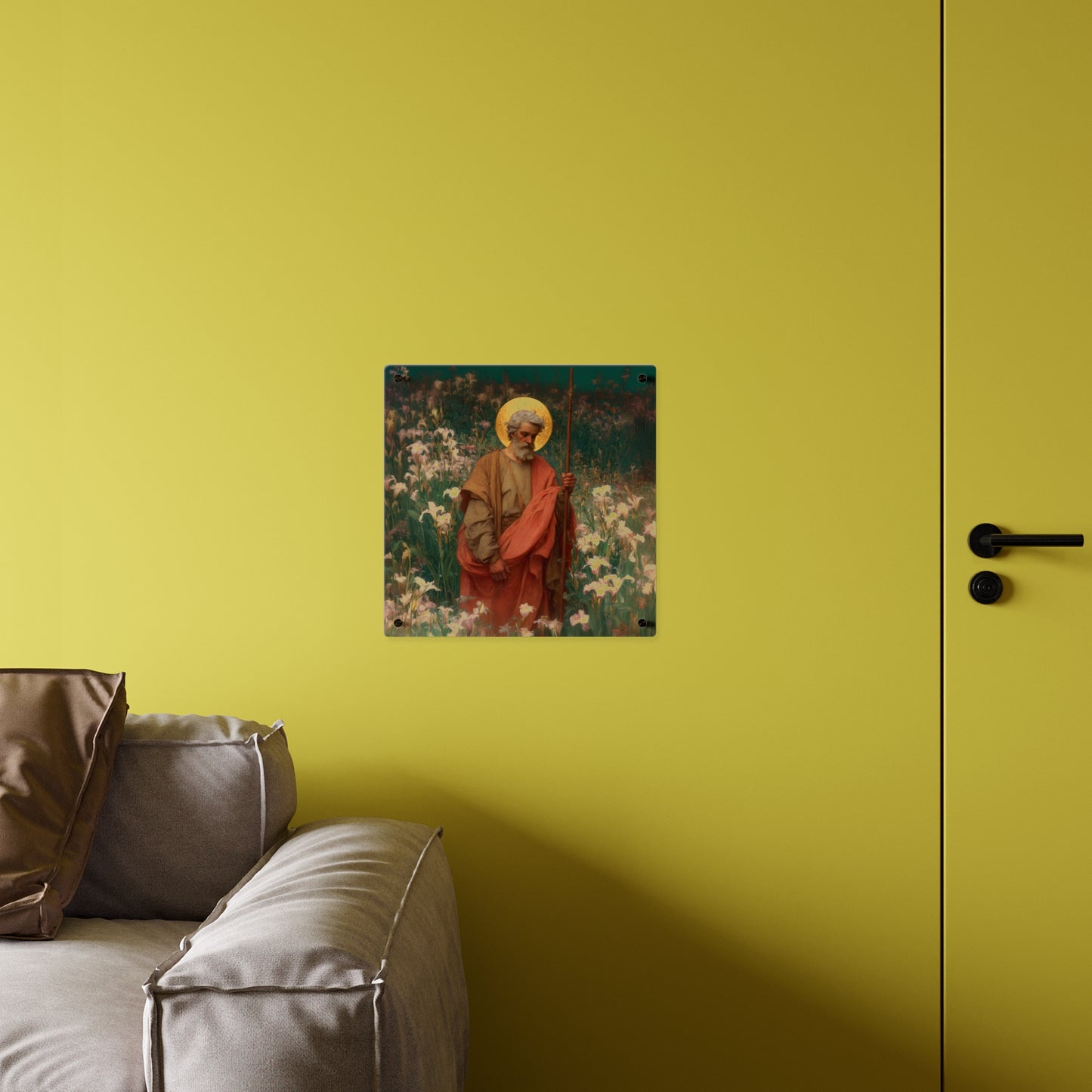 Saint James the Lesser Wall Art Panel - Ready to Hang Acrylic Print - Catholic Saint Art - Patron Saint Print - No Frame needed