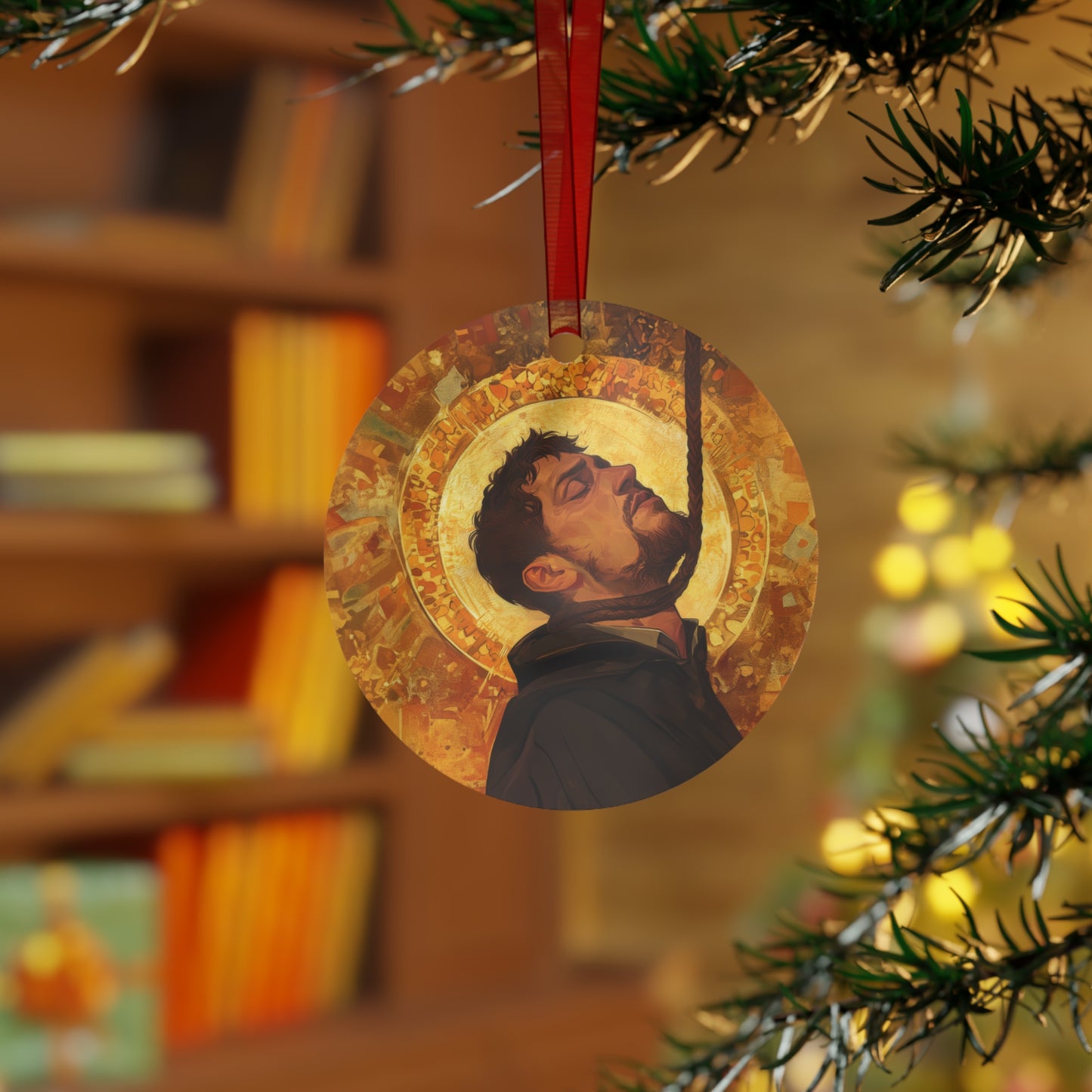 Saint John Ogilvie Metal Ornament - Religious Holiday Christmas Ornament and Keepsake - Catholic Religious Keepsake