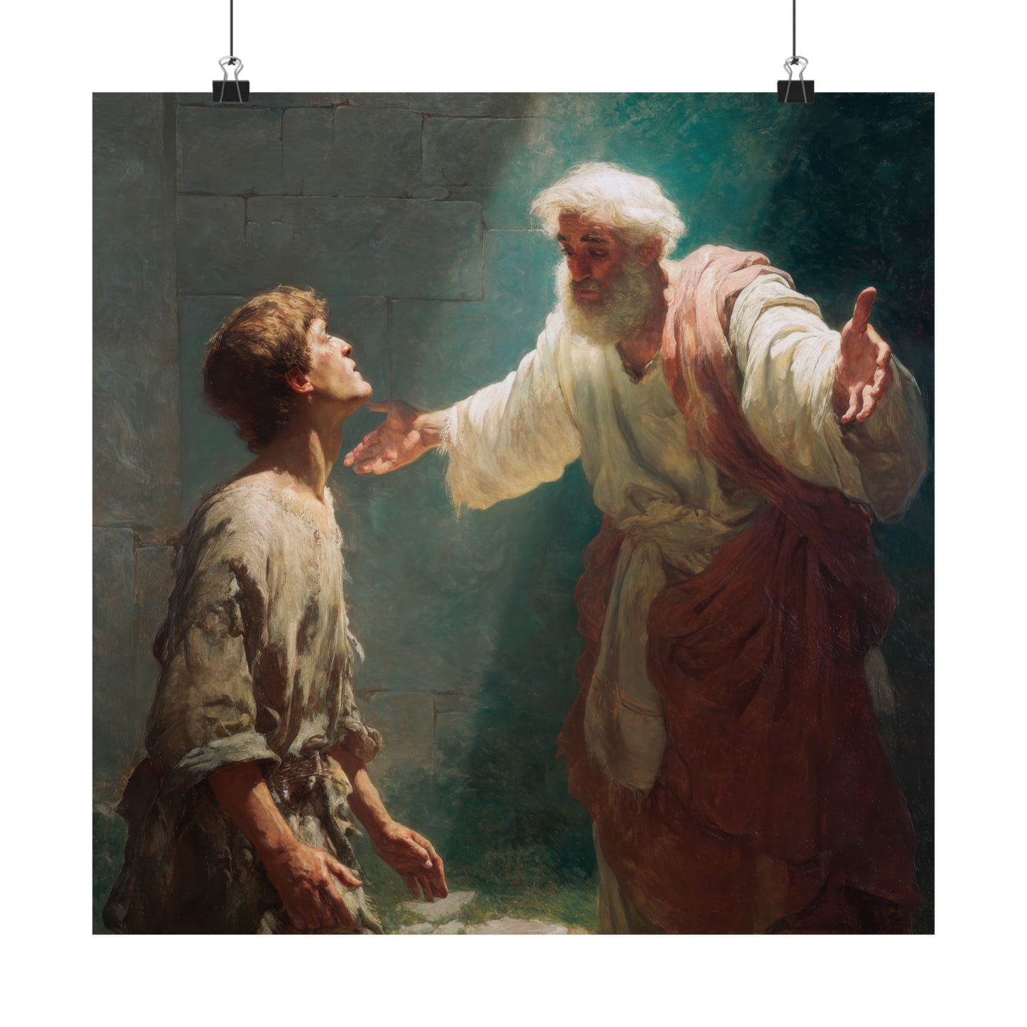 Homecoming of the Prodigal Son - Sanctified Souls Print - Multiple Sizes - Premium Matte Vertical Posters
