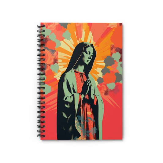 Queen of Heaven : Mother Mary in Prayer Journal - Sanctified Souls Art - Religious Based Notebook - Spiral Notebook - Ruled Line