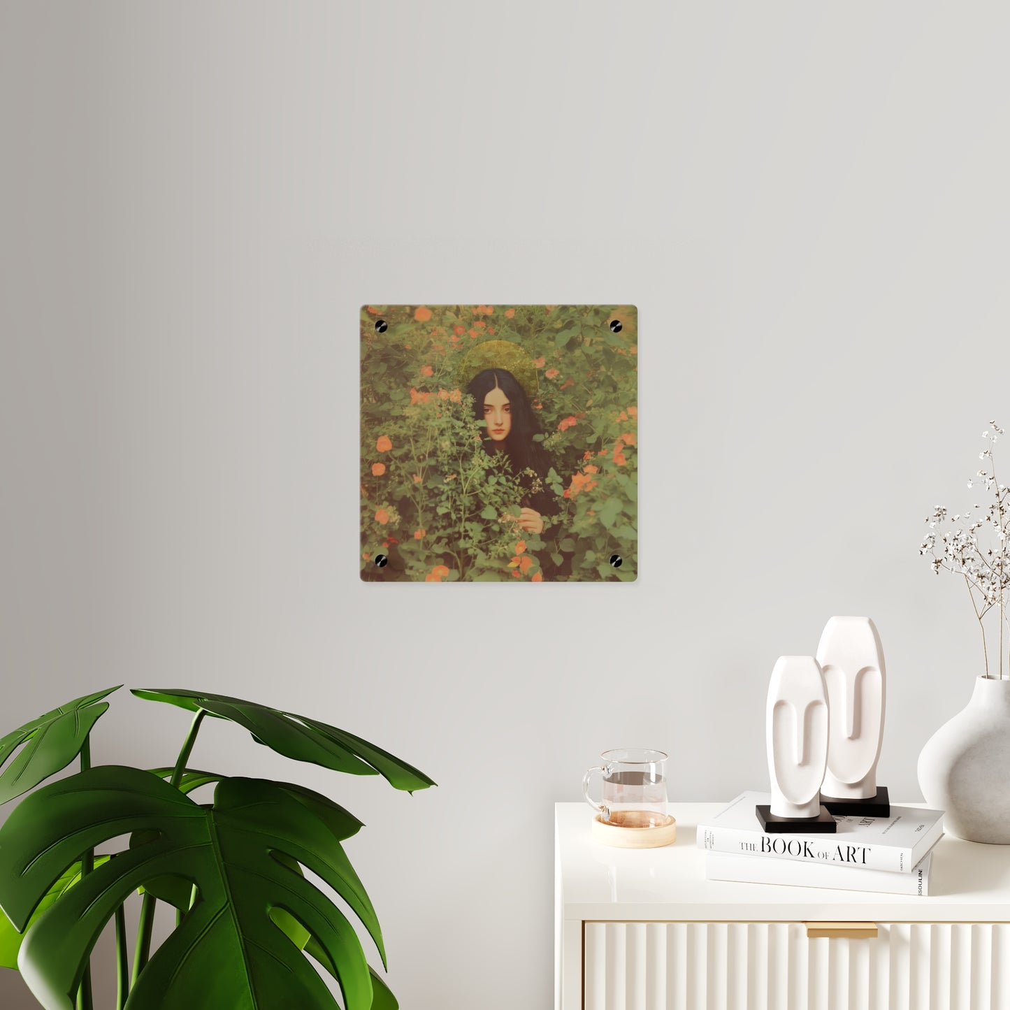 Saint Eve Acrylic Wall Art Panel - Ready to Hang Acrylic Print - Catholic Religious Art - Fine Art Print