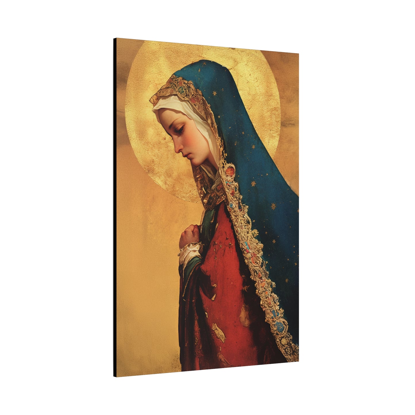 Our Lady of Mercy / Our Lady of Ransom - Multiple Sizes - Catholic Home art - Museum Wrapped Canvas - Sanctified Souls Print - Mother Mary