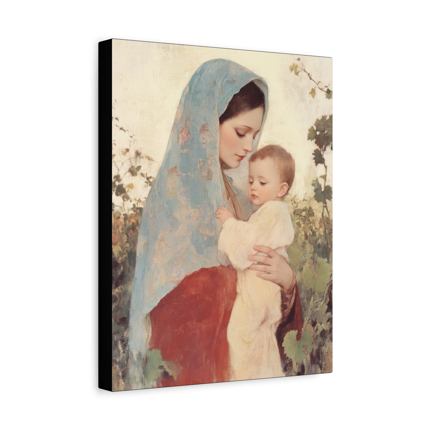 Our Lady of the Grapes / Out Lady of the Harvest - Gallery Wrapped Canvas - Print - Religious Art for your Home - Catholic Art