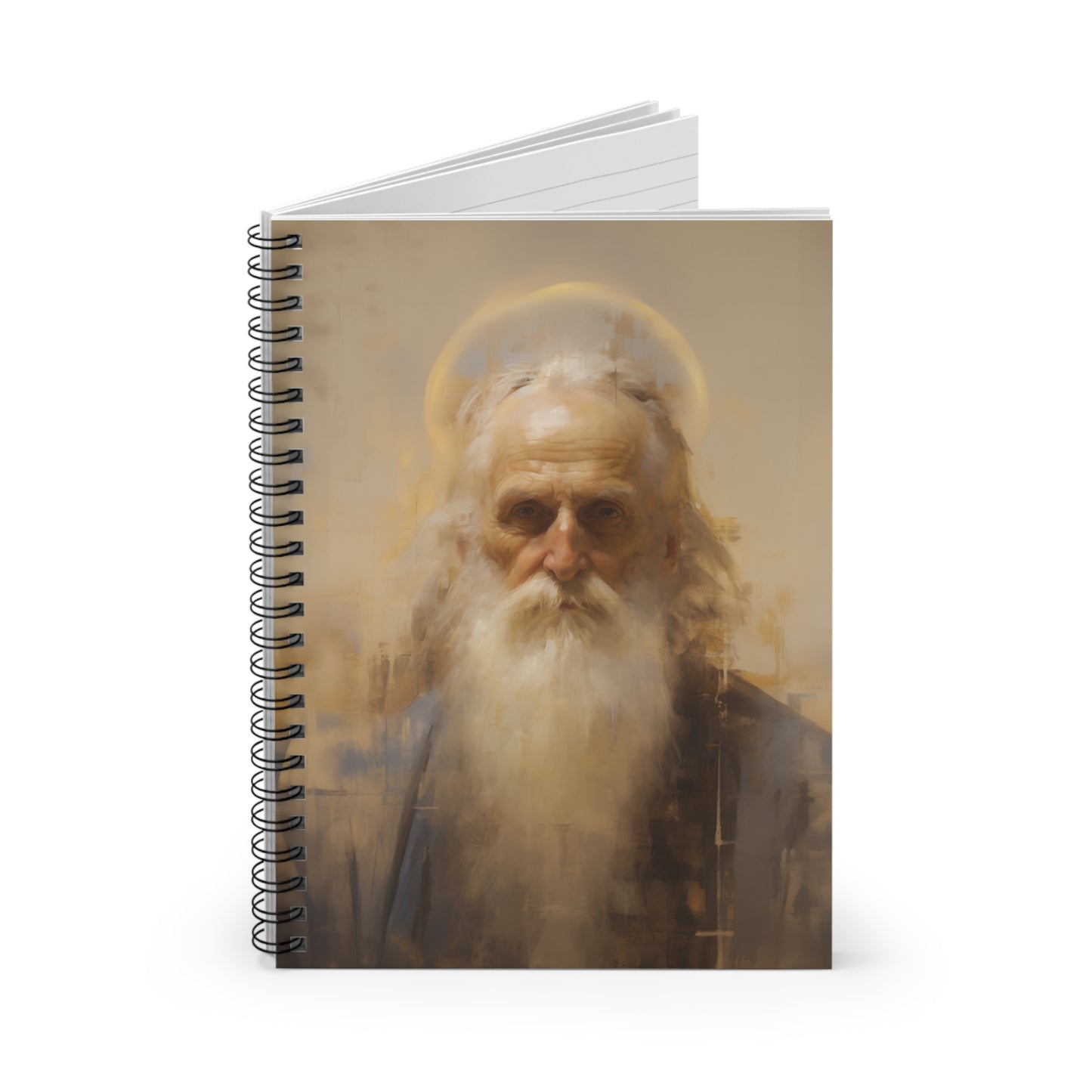Saint Zachariah - Sanctified Souls Art - Religious - Spiral Notebook - Ruled - Catholic - Devotional Journal - Journal Diary