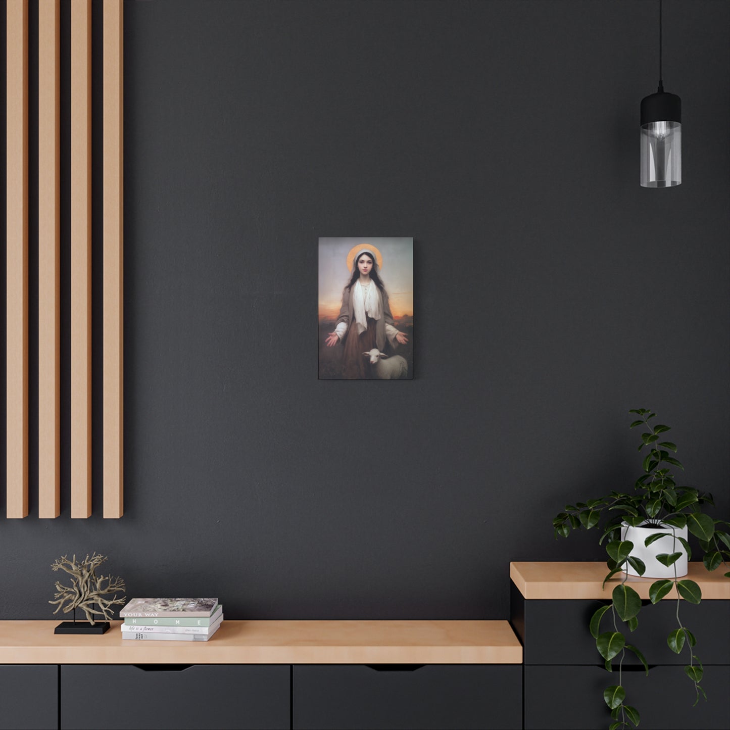 Saint Germaine Cousin - Gallery Wrapped Canvas - Print - Religious Art for your Home - Catholic Art