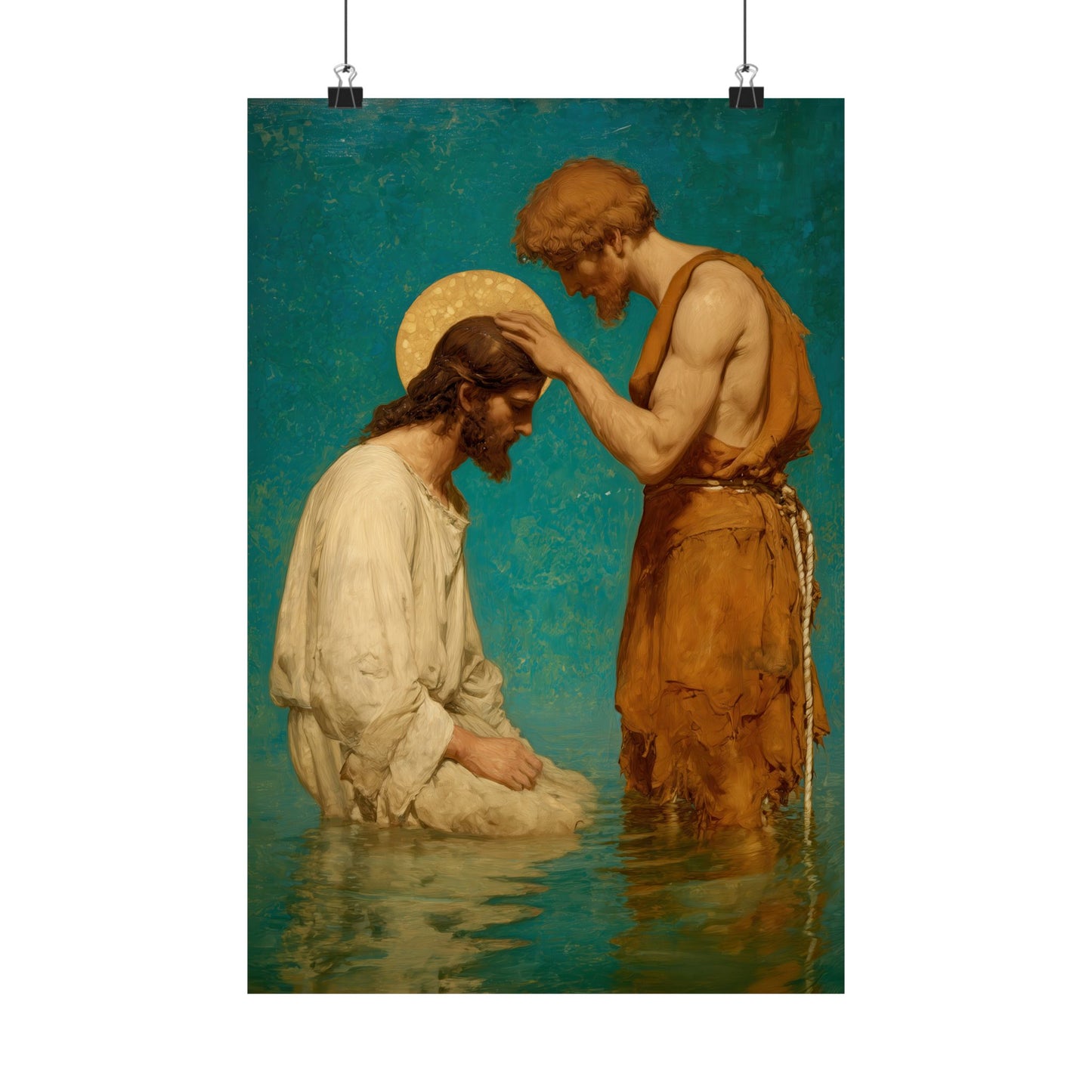 Saint John the Baptist, The Prophet and the Promise - Sanctified Souls Print - Multiple Sizes - Premium Matte Vertical Posters