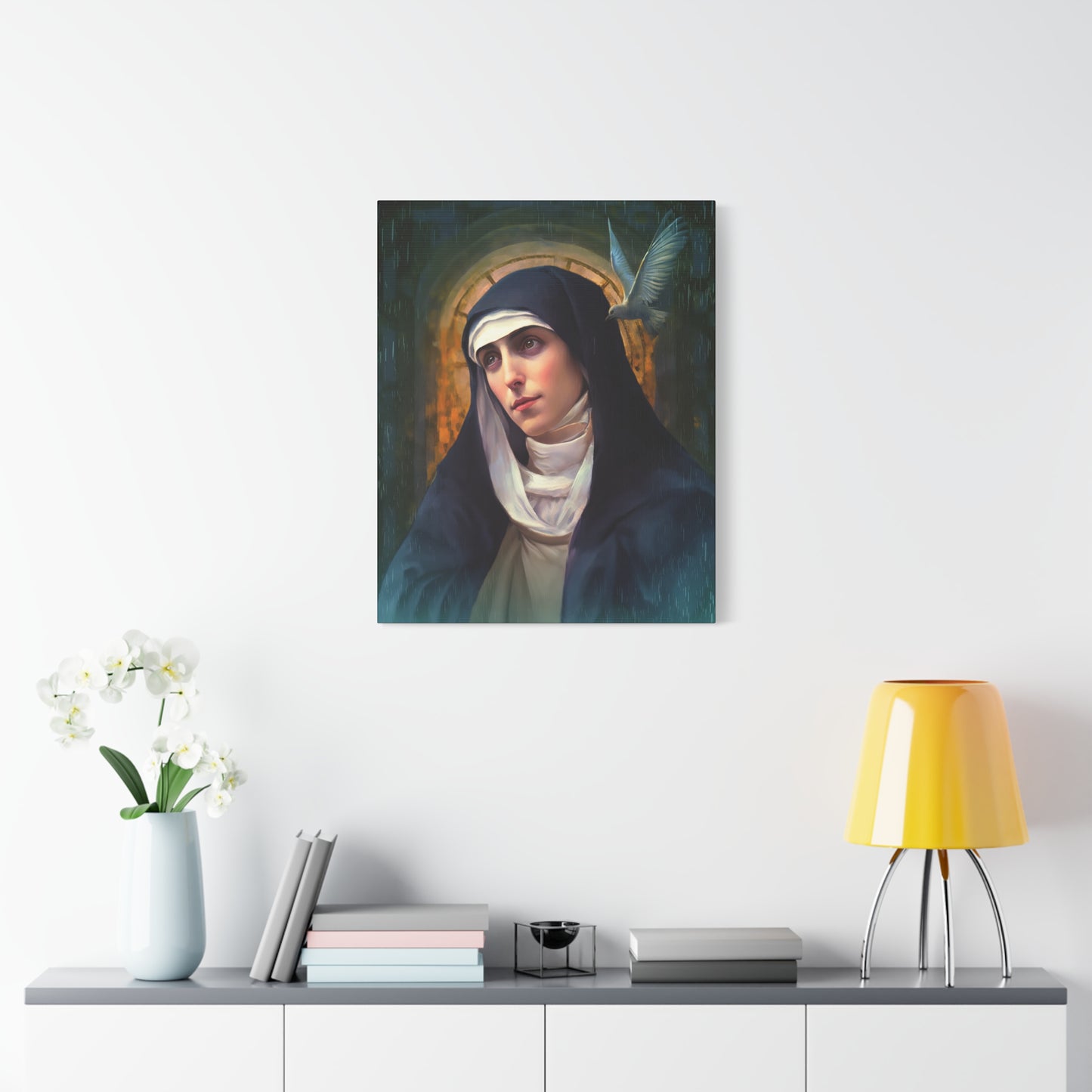 Saint Teresa of Avila - Museum Wrapped Canvas - Sanctified Souls Print - Religious Art for your Home