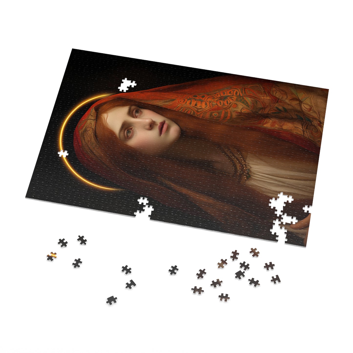 The Beloved Disciple - Mary Magdalene's Devotion - Puzzle and Keepsake Tin - Religious Jigsaw Puzzle (30, 110, 252, 500,1000-Piece)