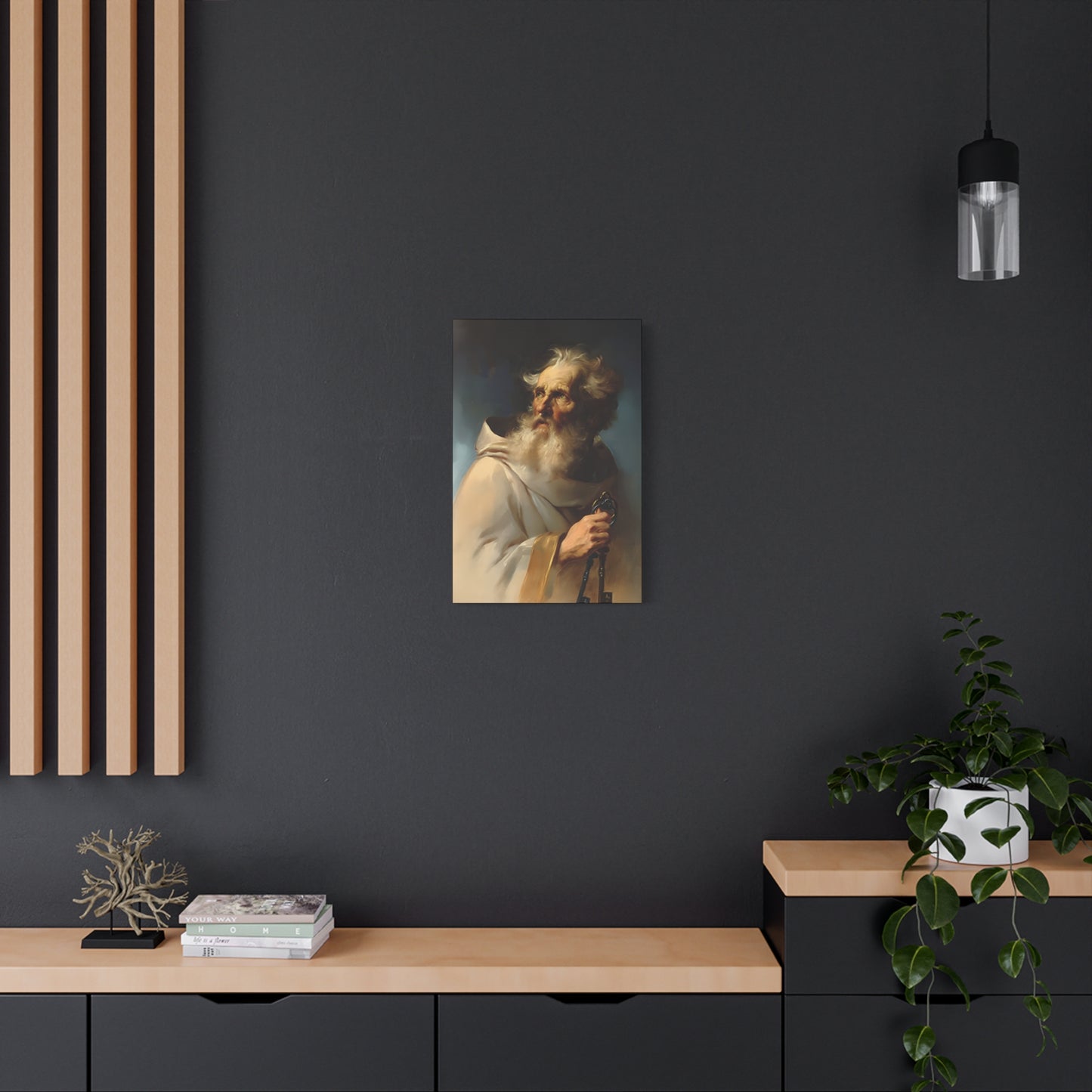 Saint Peter the Apostle - Museum Wrapped Canvas - Print - Religious Art for your Home - Christian print - Prayer Room - Catholic