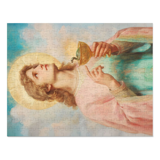 Saint John the Apostle - Puzzle and Keepsake Tin - Religious Jigsaw Puzzle (30, 110, 252, 500,1000-Piece) - Religious Puzzle
