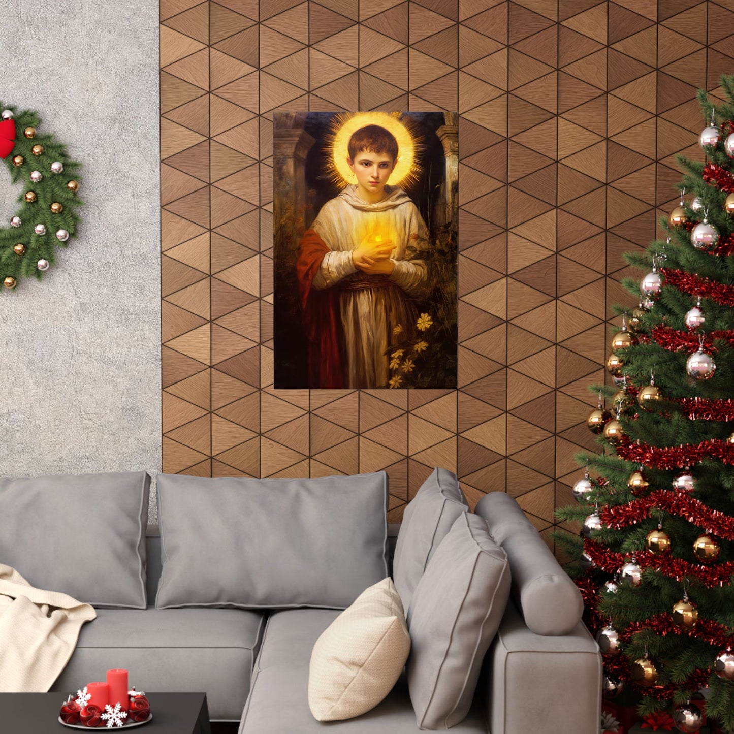 Saint Tarsicius Print - Sanctified Souls Print - Multiple Sizes - Premium Matte Vertical Posters