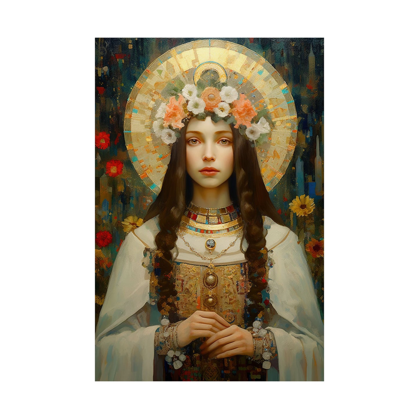 Saint Dorothy - Sanctified Souls Print - Multiple Sizes - Premium Matte Vertical Posters