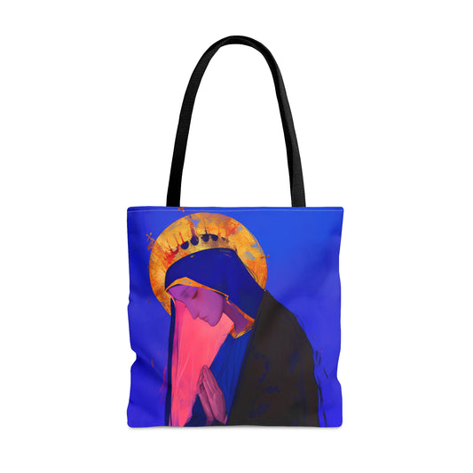 Mary, Mother of God - Blessed Among Women Tote Bag - Large Medium Small Faith Art Bag - Catholic Faith Purse - Religious Carry All