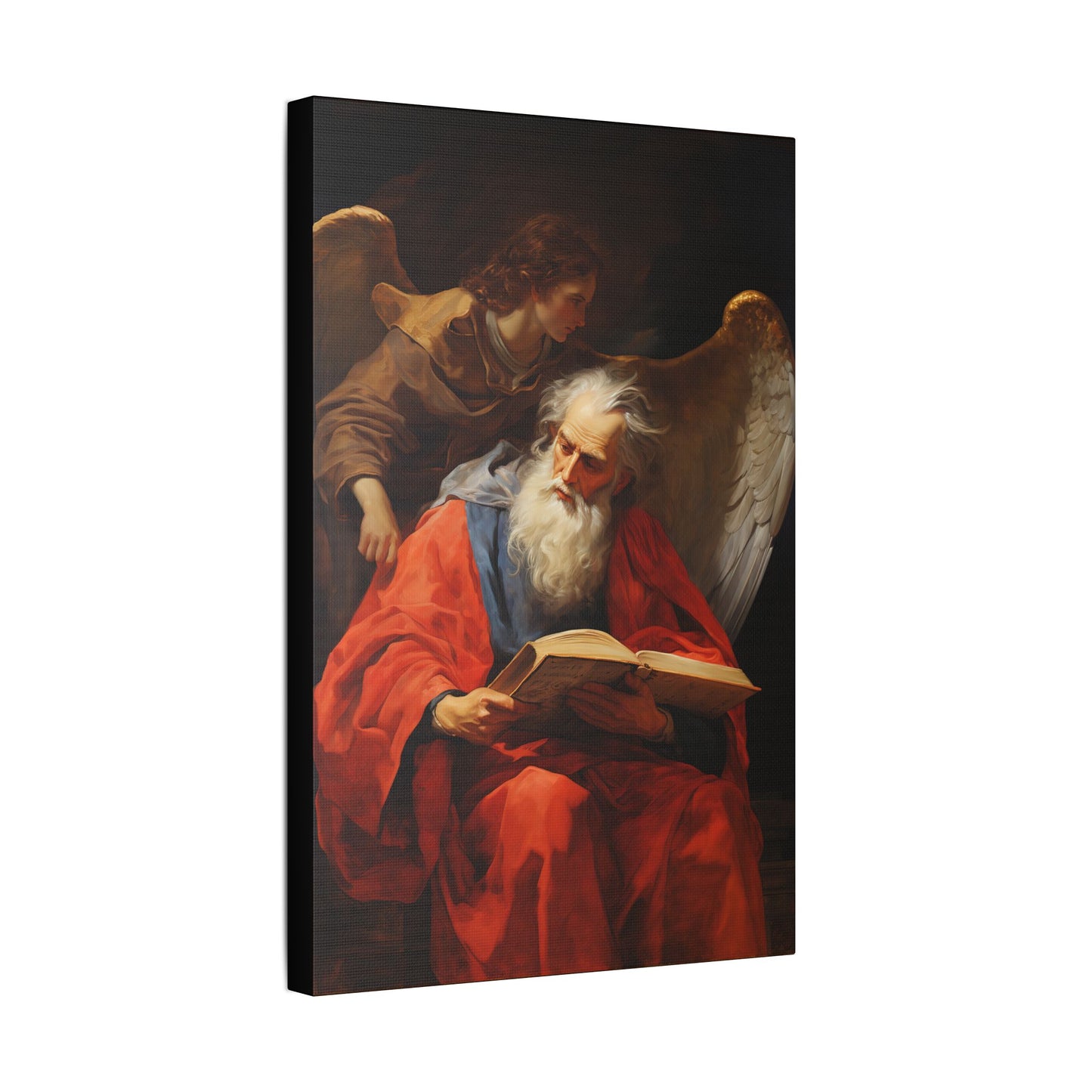 Saint Matthew the Apostle - Museum Wrapped Canvas - Sanctified Souls Print - Religious Art for your Home