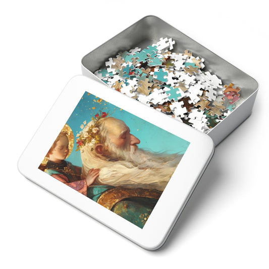 Saint Alexis Falconieri - Puzzle and Keepsake Tin - Religious (30, 110, 252, 500,1000) - Religious Puzzle - Gifts for Catholics