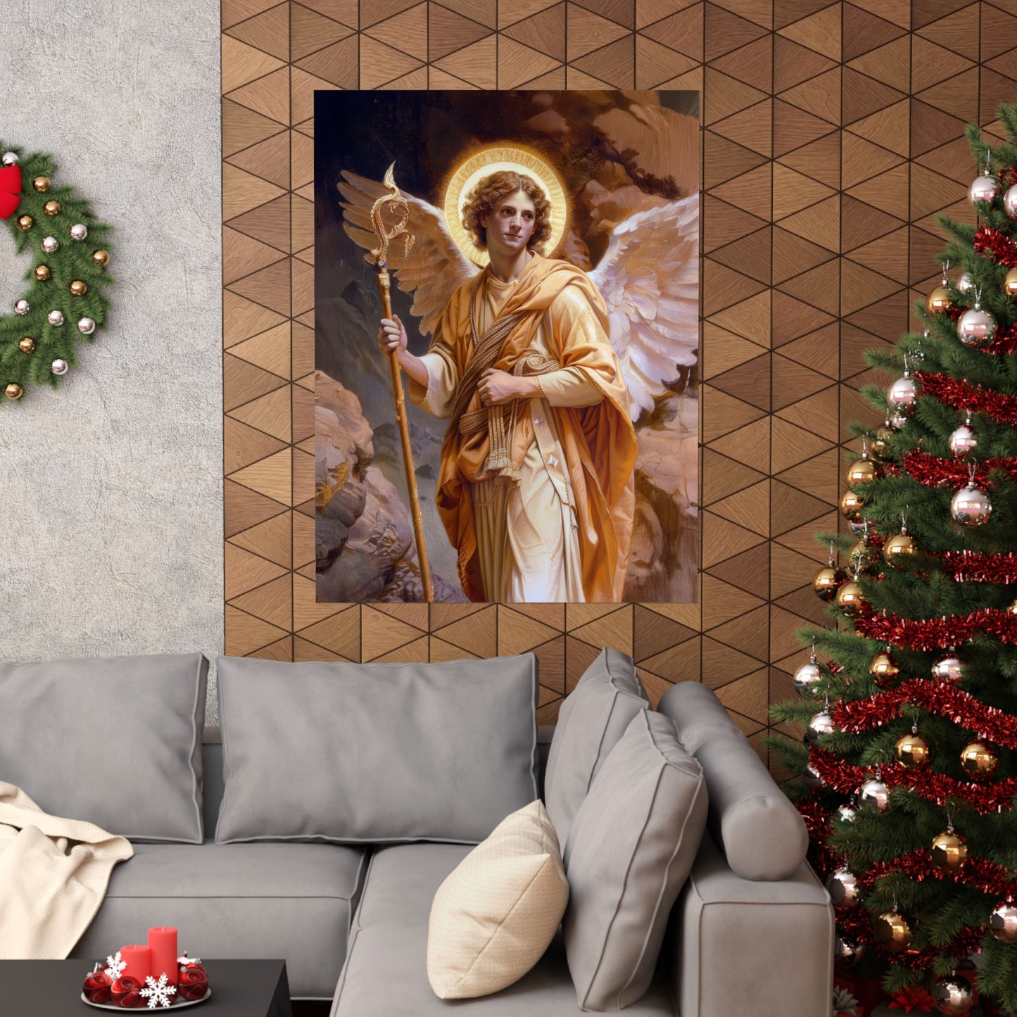Saint Raphael the Archangel - Sanctified Souls Print - Multiple Sizes - Premium Matte Vertical Posters