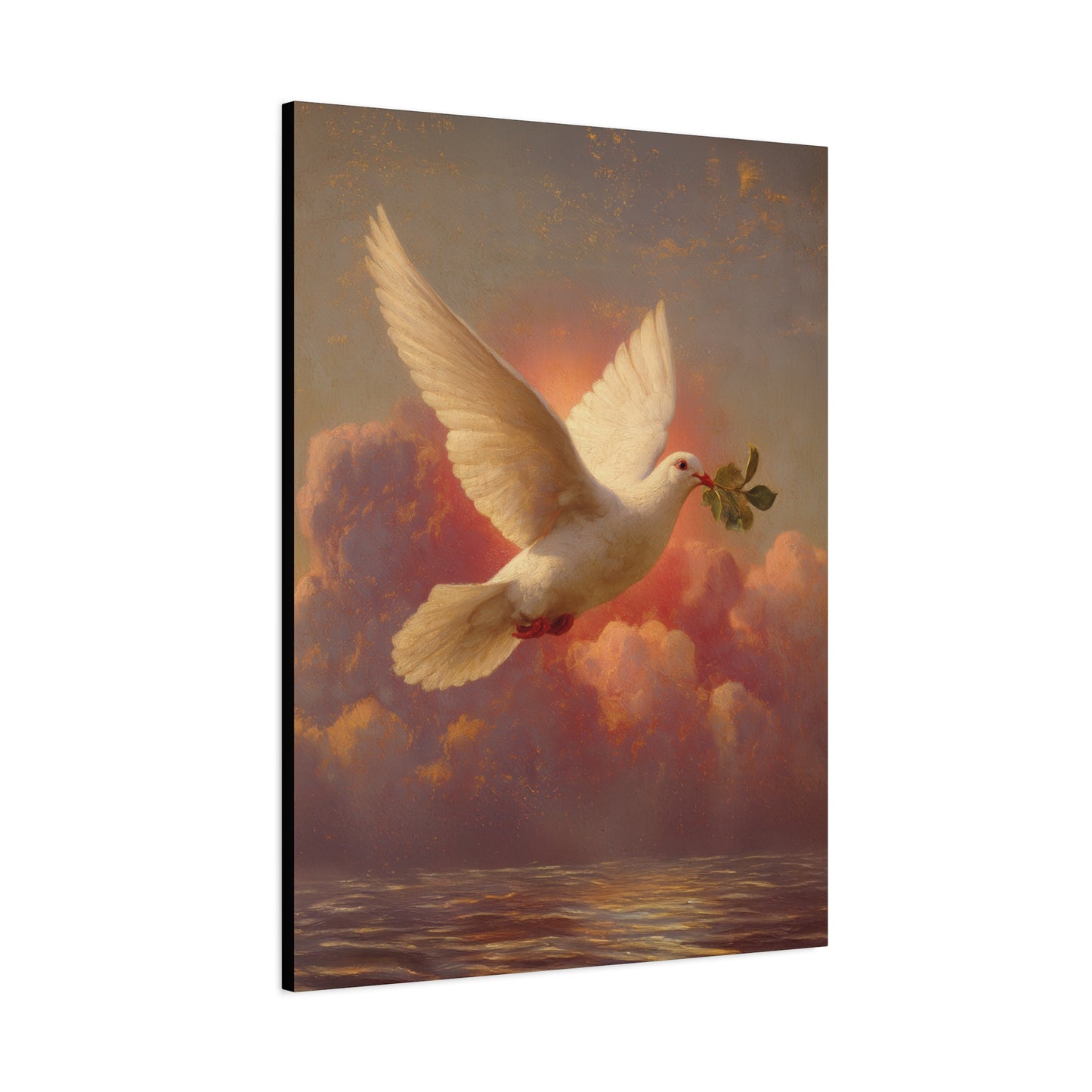 The Spirit Who Restored the Horizon - Holy Spirit - The Dove- Gallery Wrapped Canvas - Print - Religious Art for your Home - Catholic