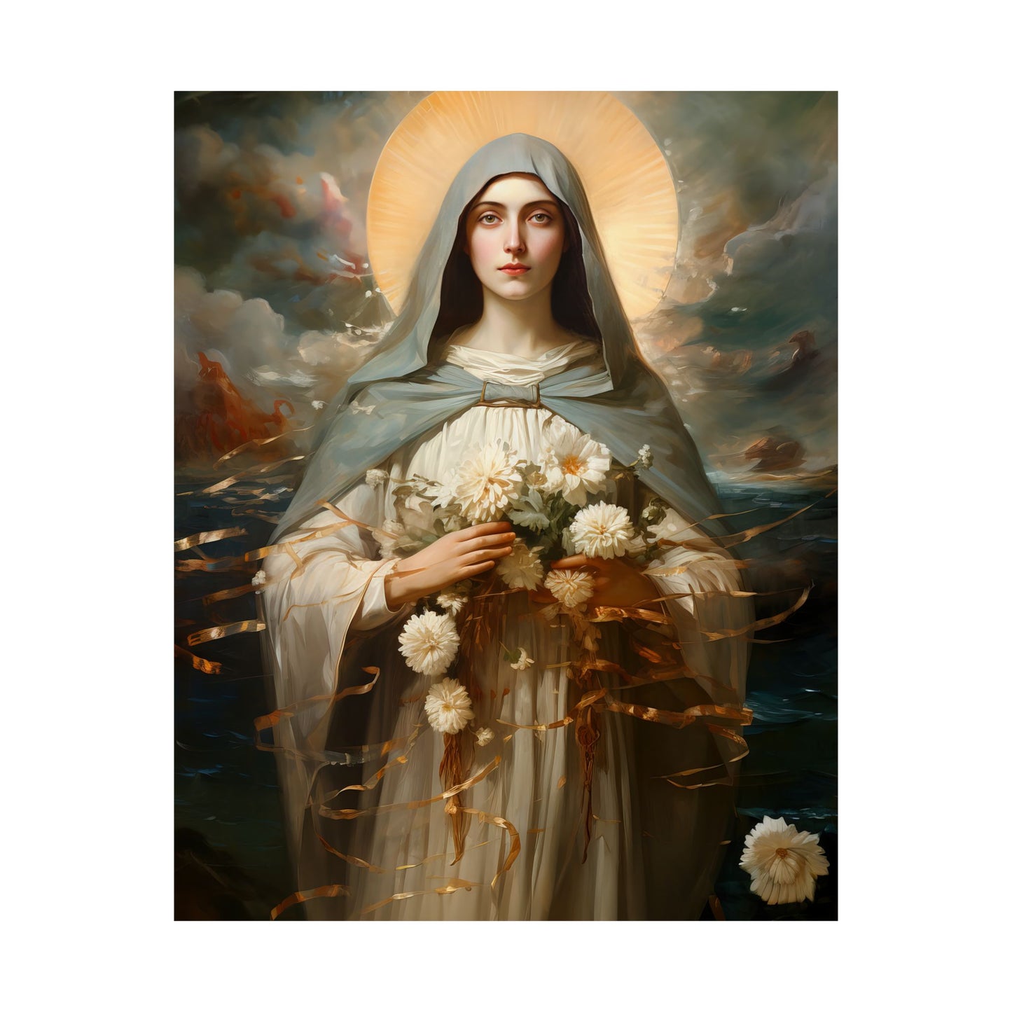 Saint Rose Venerini - Sanctified Souls Print - Multiple Sizes - Premium Matte Vertical Posters