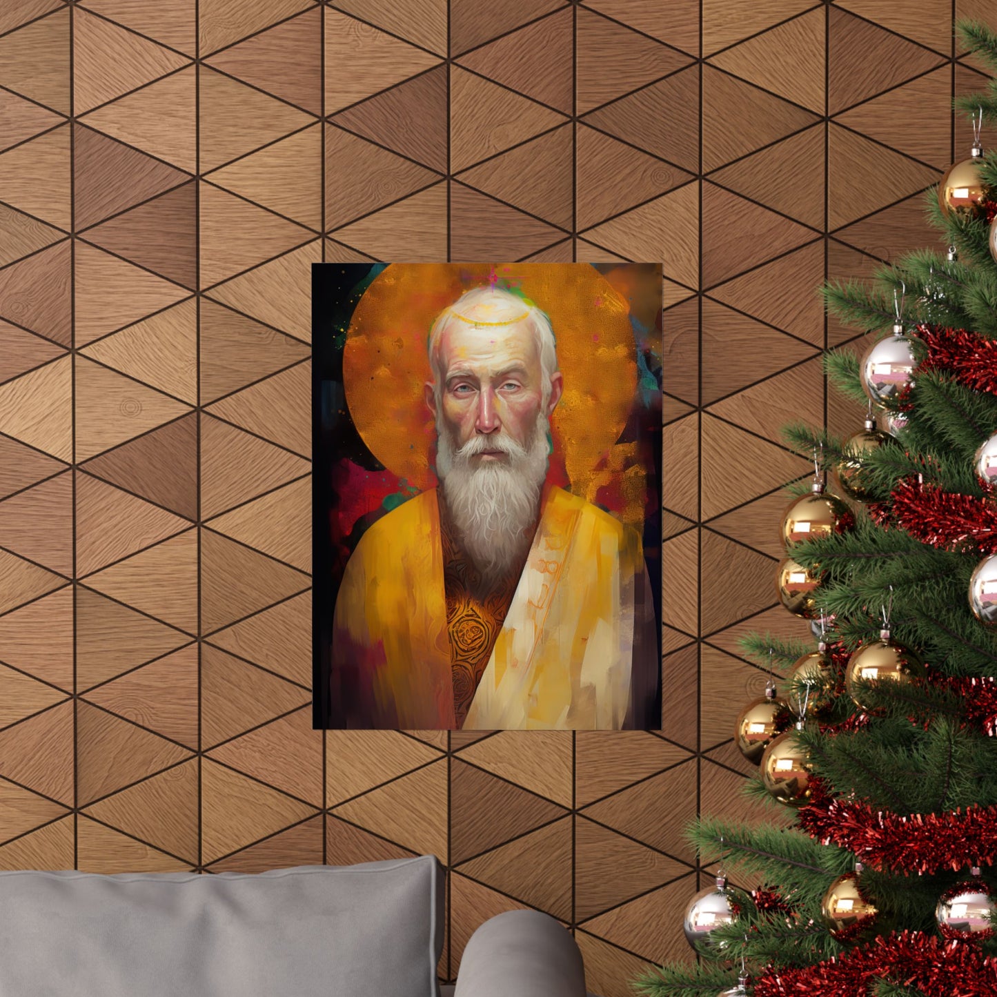 Saint Simon the Apostle Print - Sanctified Souls Print - Multiple Sizes - Premium Matte Vertical Posters