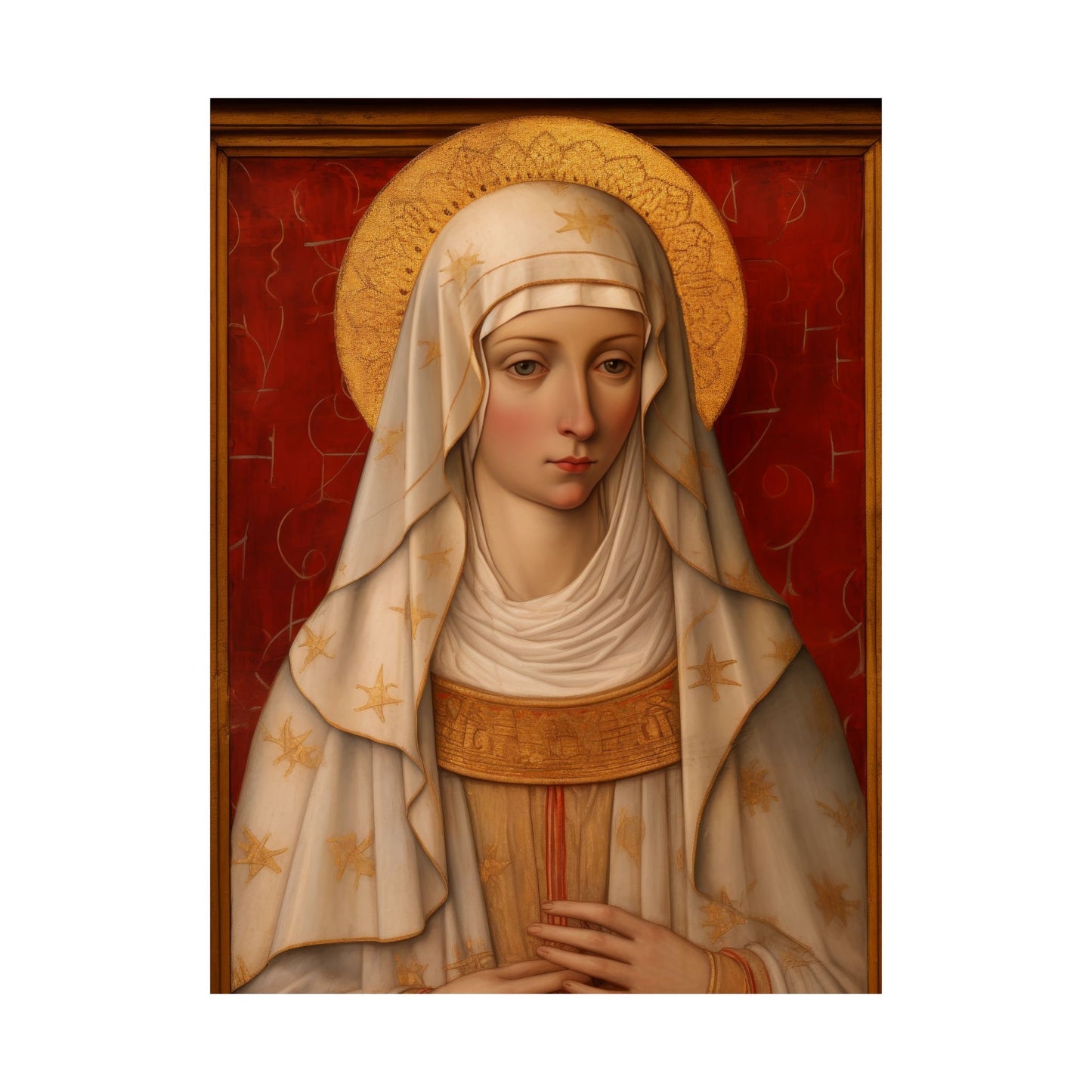 Saint Isidora - The Fool for Christ - Sanctified Souls Print - Multiple Sizes - Premium Matte Vertical Posters - Catholic Saint Art