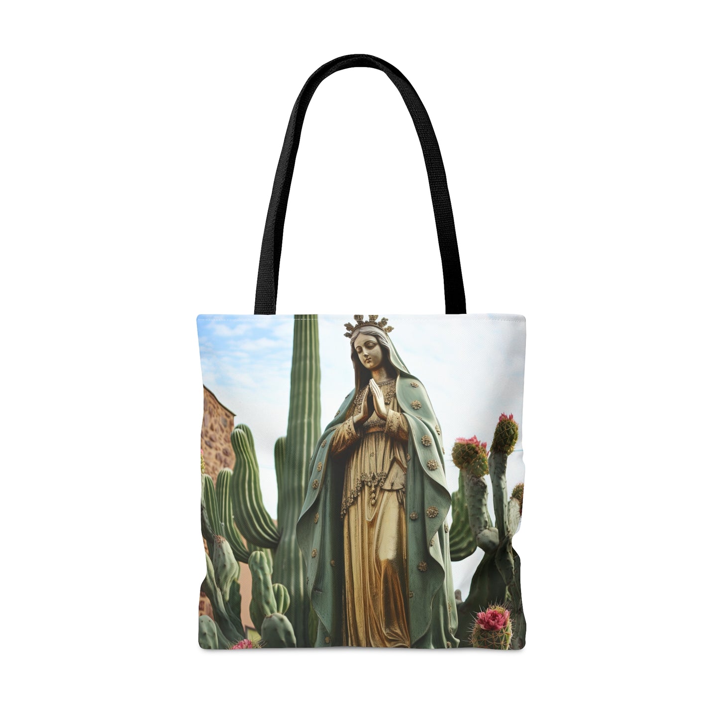 Our Lady of Guadalupe Tote Bag - Catholic faith inspired carry-all purse - day to day bag