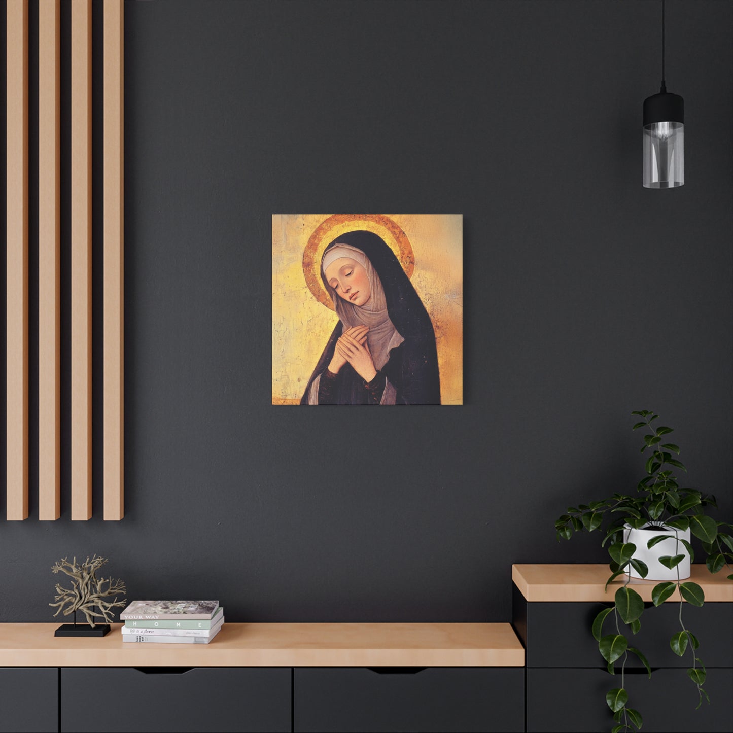 Saint Syncletica of Alexandria - Desert Mother - Gallery Wrapped Canvas - Print - Religious Art for your Home - Catholic
