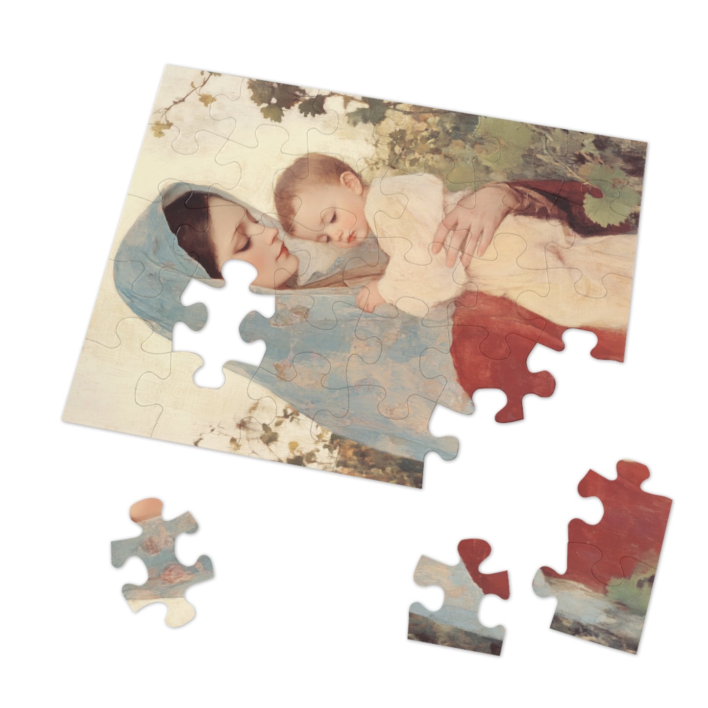 Our Lady of the Grapes / Out Lady of the Harvest - Puzzle & Keepsake Tin - Religious Jigsaw Puzzle (30, 110, 252, 500,1000-Piece)