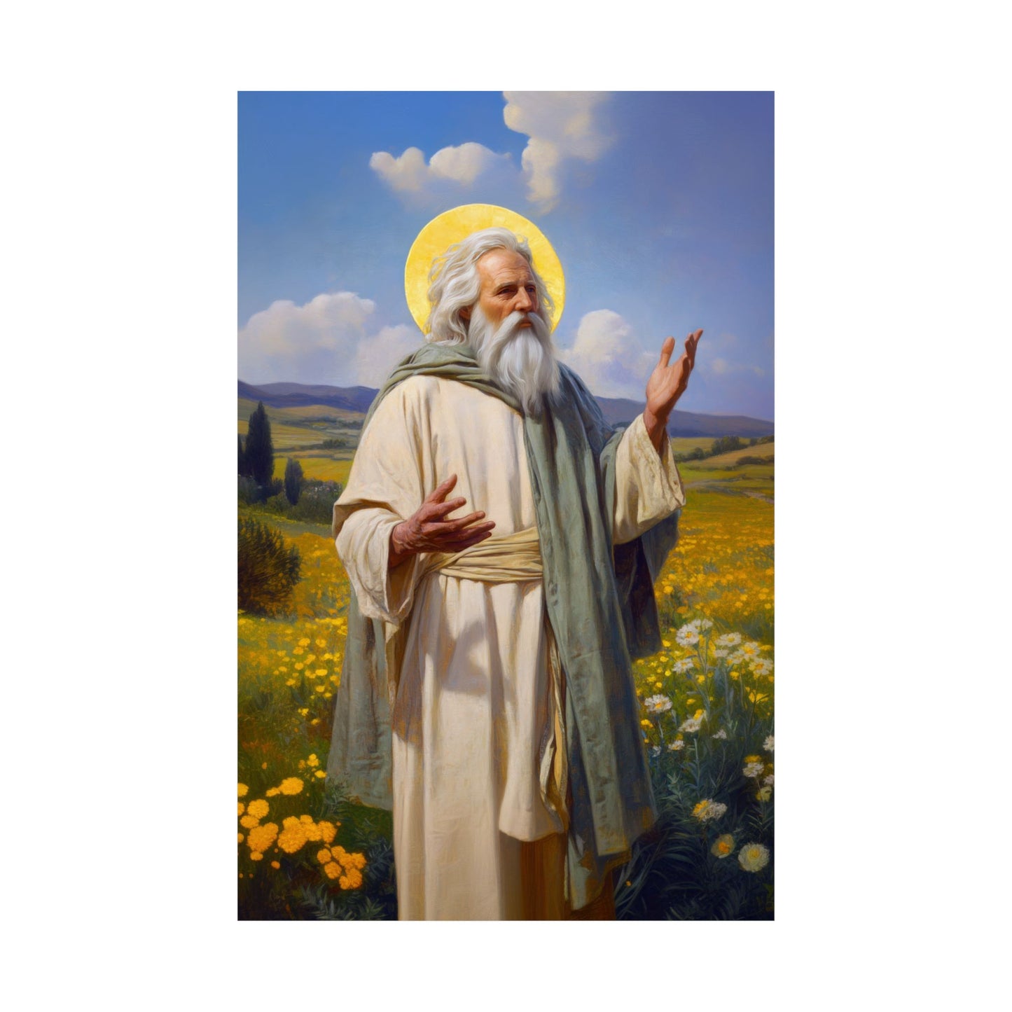 Saint Hilary of Arles - Sanctified Souls Print - Multiple Sizes - Premium Matte Vertical Posters