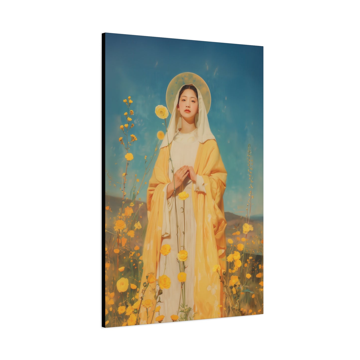 Saint Agatha Lin - Gallery Wrapped Canvas - Print - Religious Art for your Home - Catholic Art