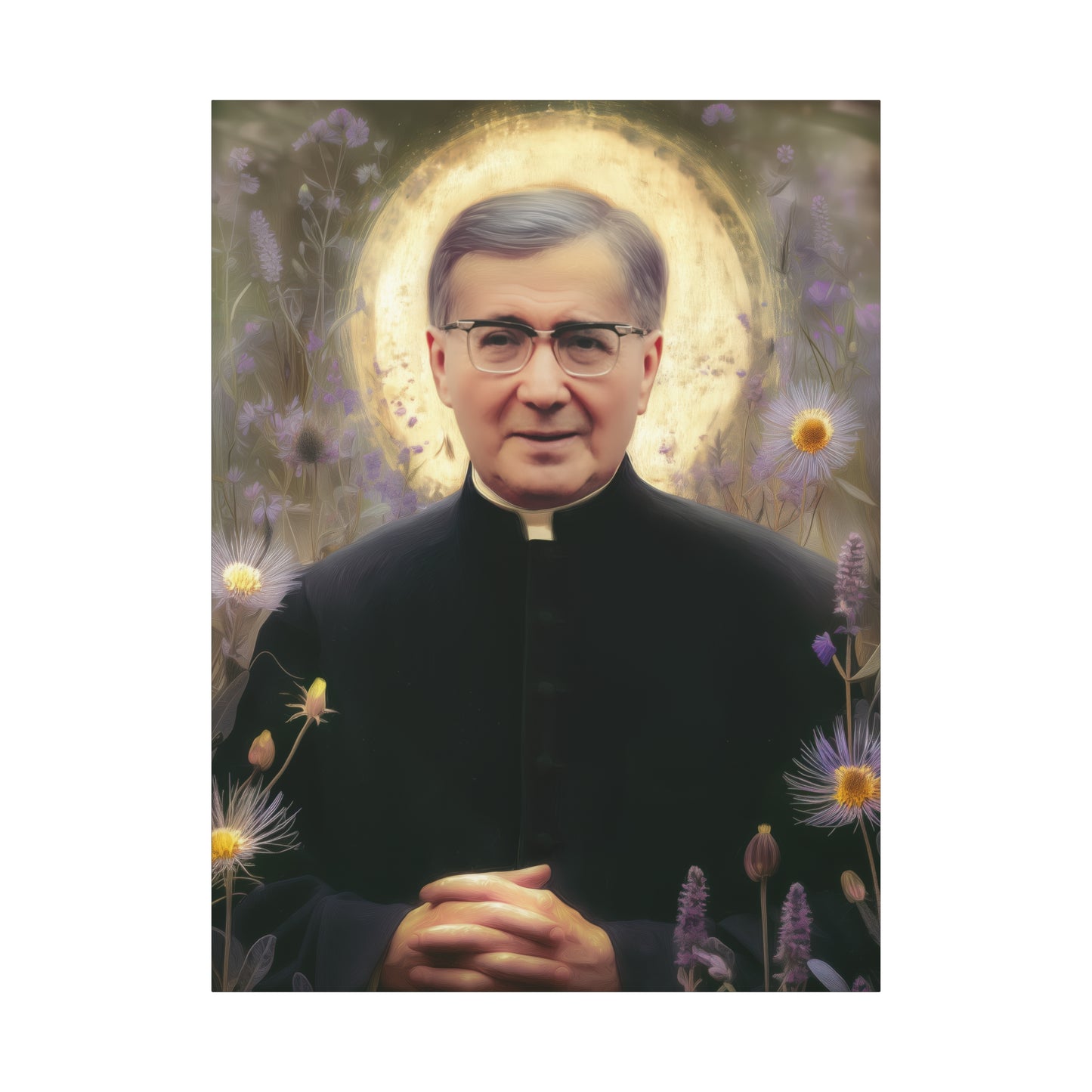 Saint Josemaría Escrivá - Museum Wrapped Canvas - Print - Religious Art for your Home - Christian print
