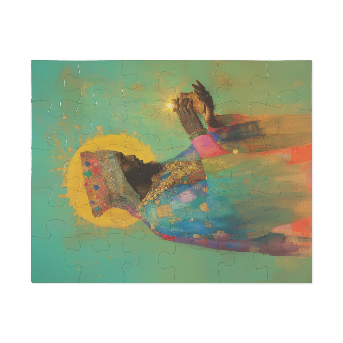 Balthazar and the Gift of Foretold Sorrow - 3 Wise Men - Puzzle and Keepsake Tin - Religious Jigsaw Puzzle (30, 110, 252, 500,1000-Piece)