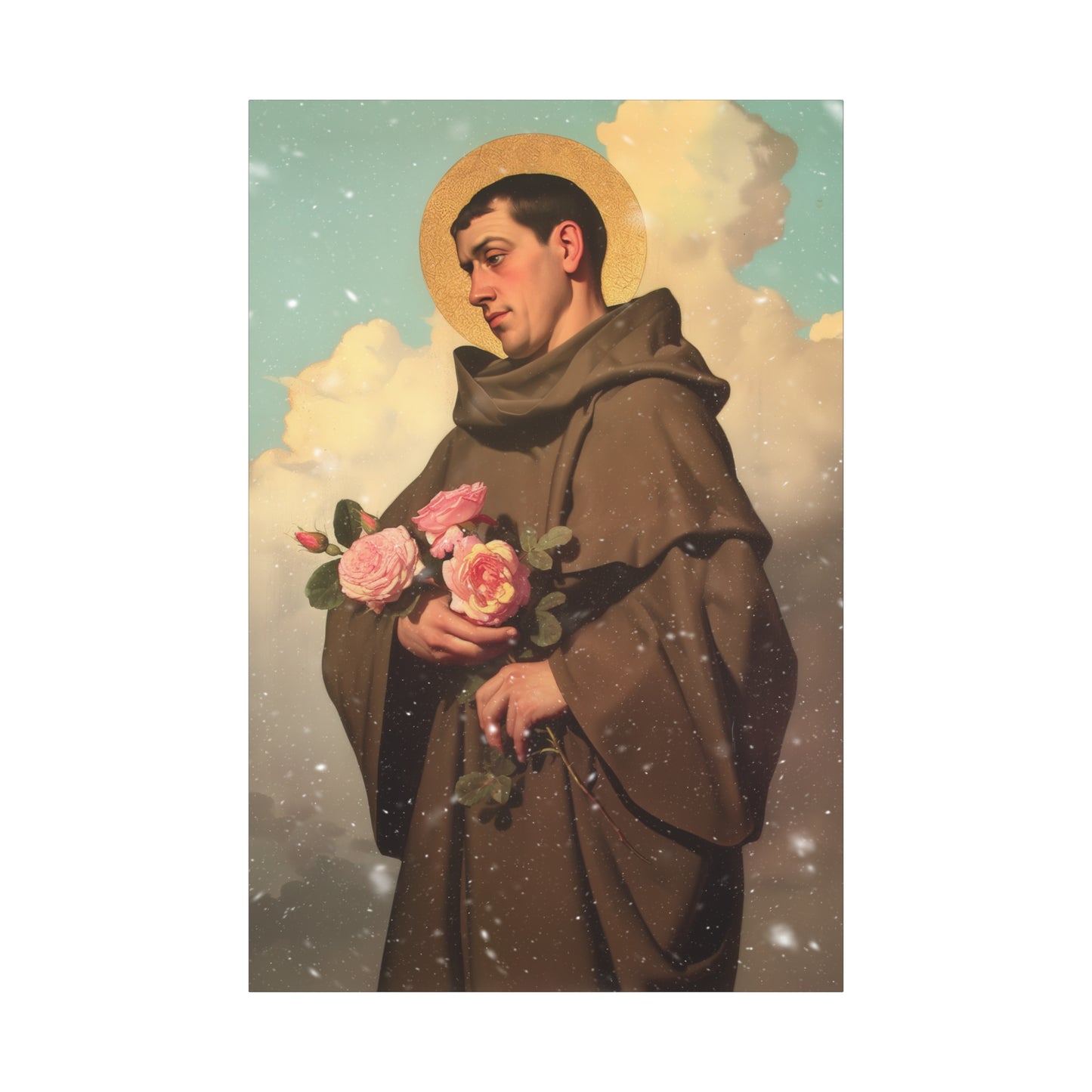 Saint Didacus of Alcala - Gallery Wrapped Canvas - Print - Religious Art for your Home - Catholic Art