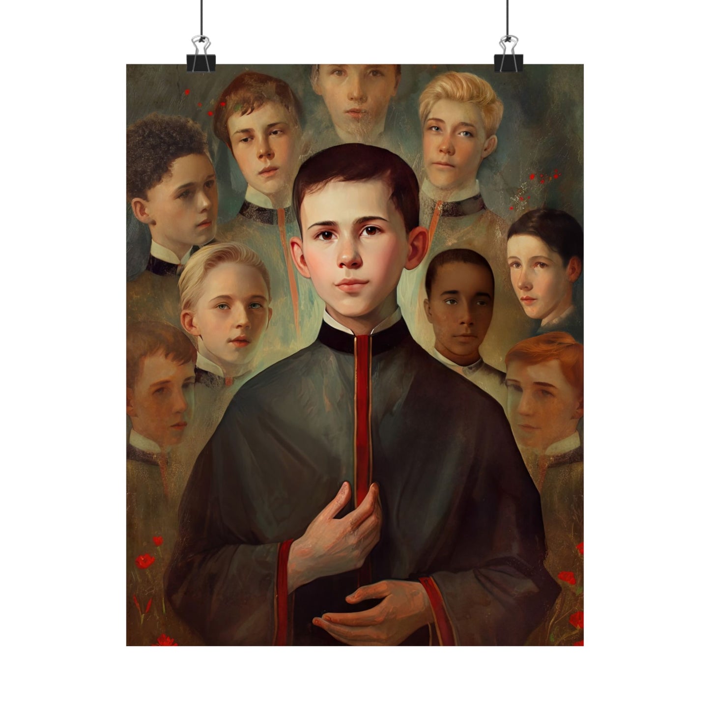 Saint John Berchmans - Sanctified Souls Print - Multiple Sizes - Premium Matte Vertical Posters