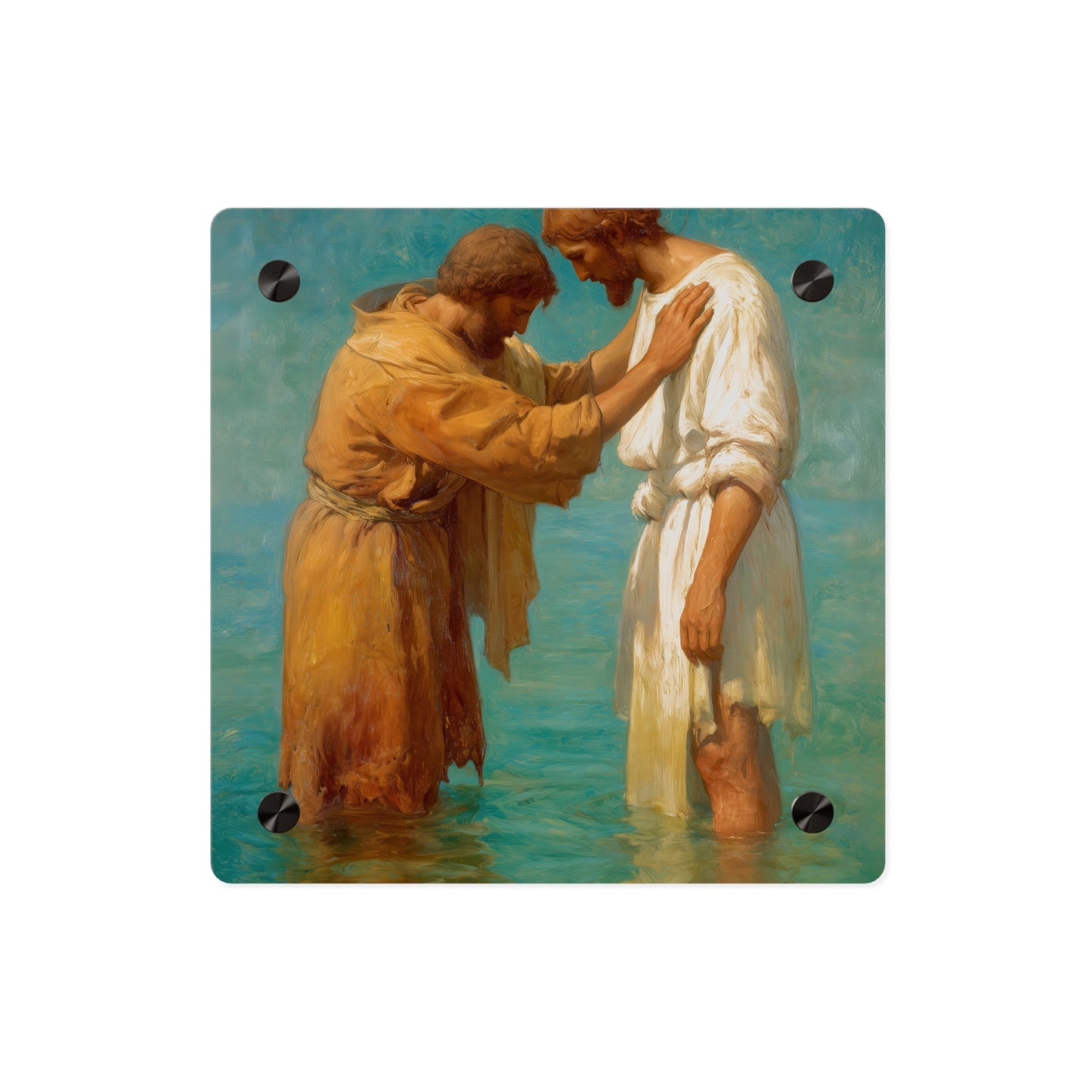 Saint John the Baptist, Servant of the Dawn Acrylic Wall Art Panel - Ready to Hang Acrylic Print - Catholic Saint Art