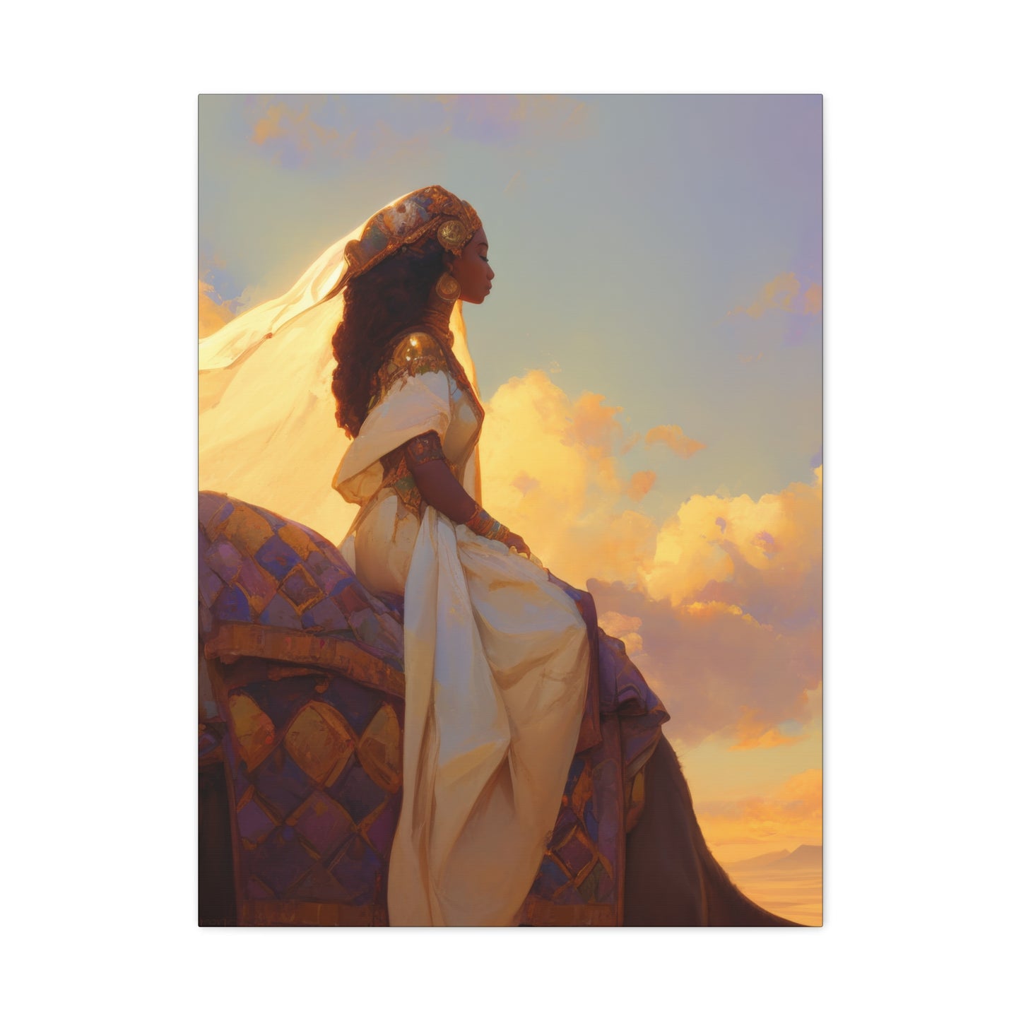 Queen of Sheba - Gallery Wrapped Canvas - Print - Religious Art for your Home - Catholic Art