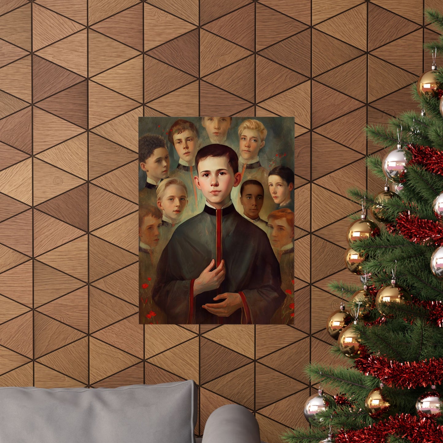 Saint John Berchmans - Sanctified Souls Print - Multiple Sizes - Premium Matte Vertical Posters