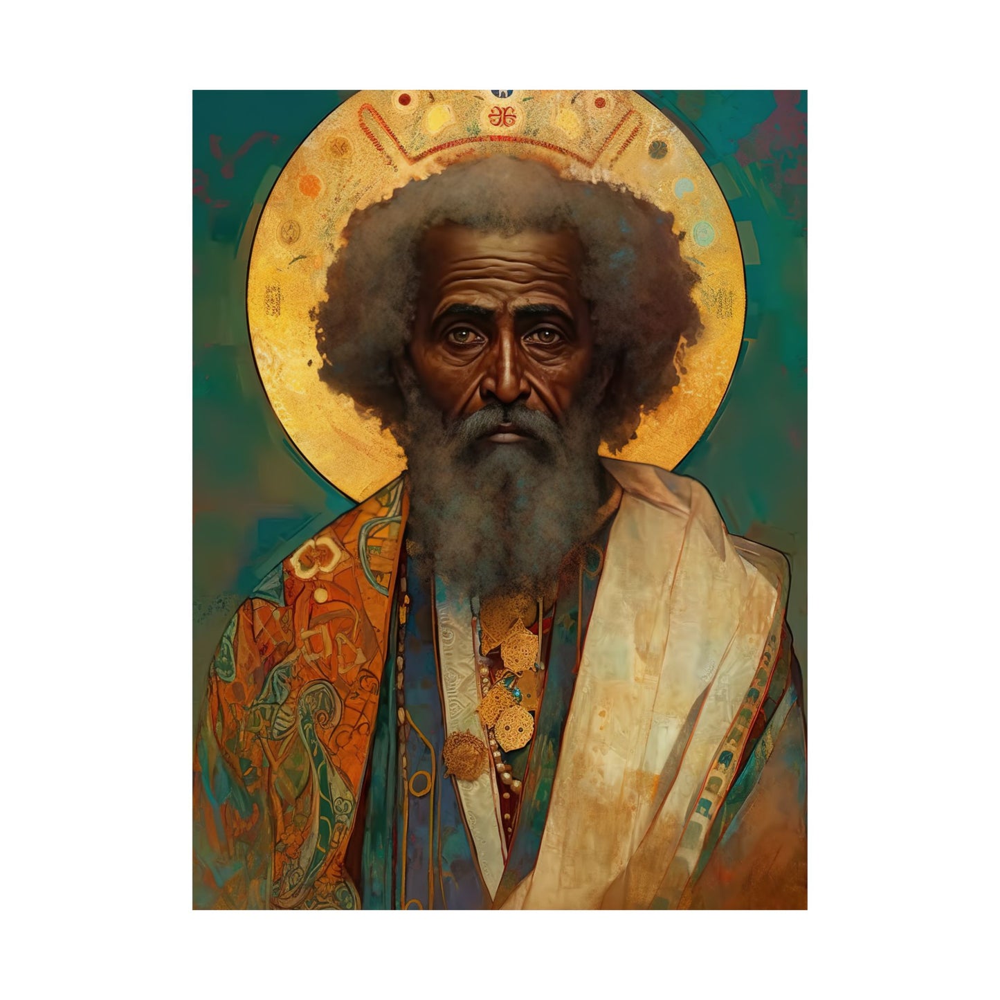 Saint Moses - Sanctified Souls Print - Multiple Sizes - Premium Matte Vertical Posters