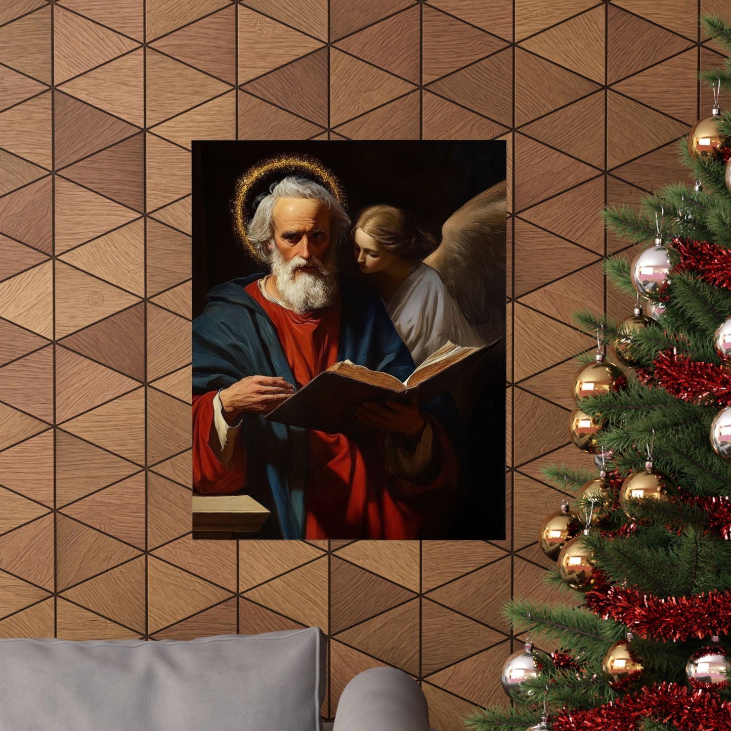 Saint Matthew the Apostle - Sanctified Souls Print - Multiple Sizes - Premium Matte Vertical Posters