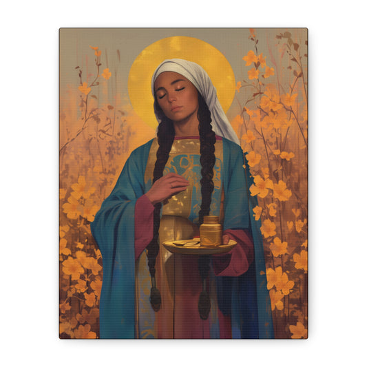 Saint Hermione of Ephesus - Gallery Wrapped Canvas - Print - Religious Art for your Home - Catholic Art Print