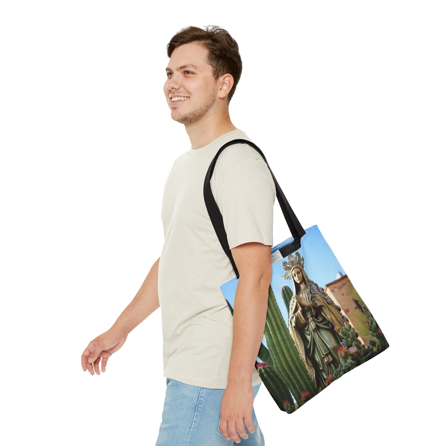 Our Lady of Guadalupe Tote Bag - Catholic faith inspired carry-all purse - day to day bag