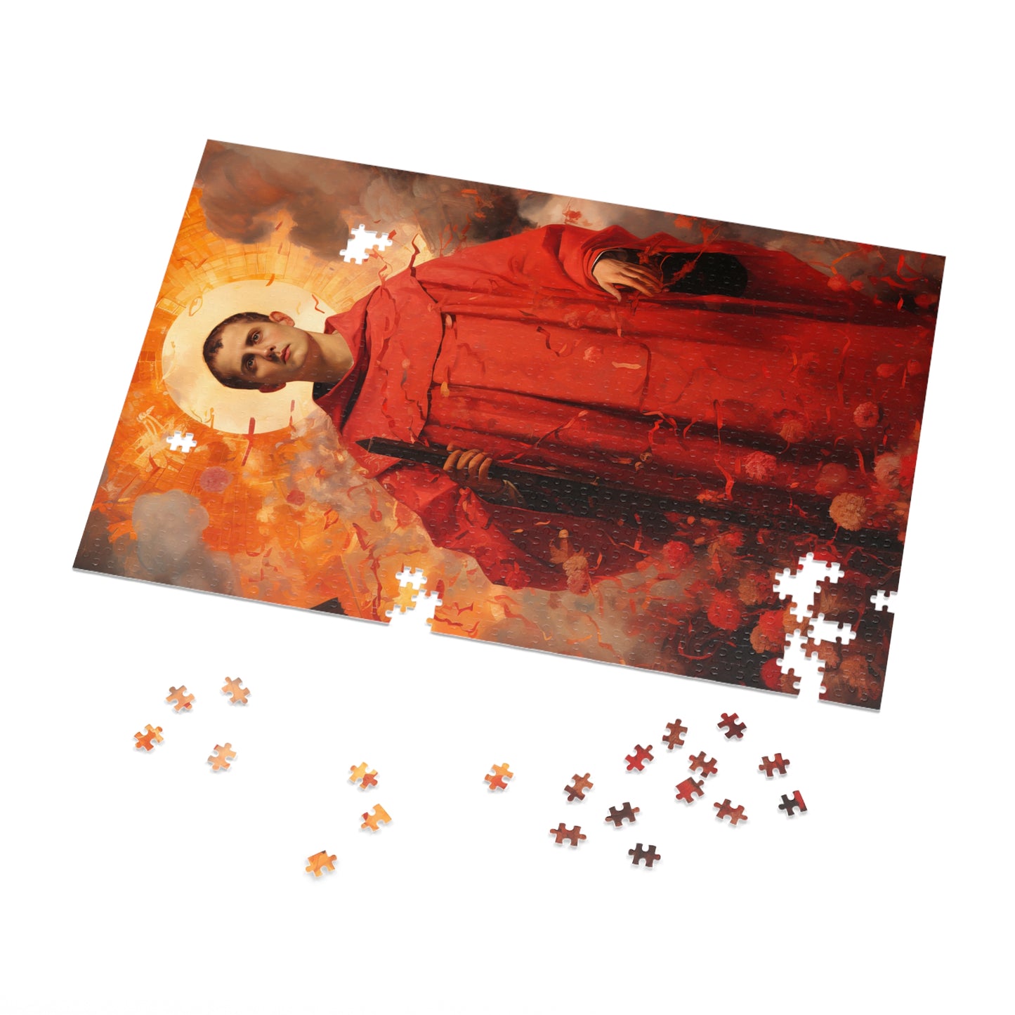 Saint Lawrence - Puzzle and Keepsake Tin - Religious Jigsaw Puzzle (30, 110, 252, 500,1000-Piece) - Religious Puzzle