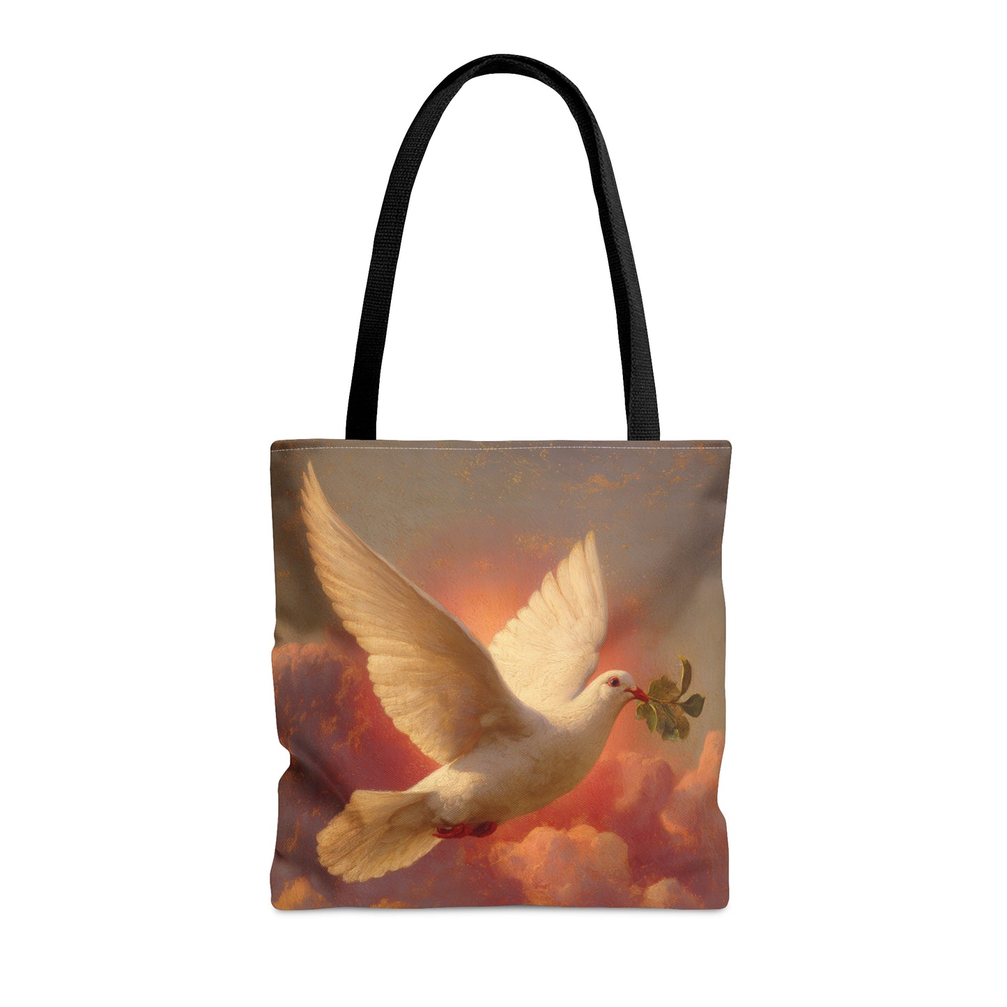 The Spirit Who Restored the Horizon - Holy Spirit - The Dove Tote Bag - Large Medium Small Faith Art Bag - Catholic Faith Purse