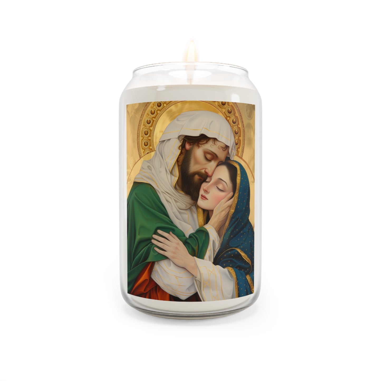 Saints Aquila and Priscilla - Scented Prayer Candle, 13.75oz - Tall Size - Religious Prayer Candle - Catholic Art