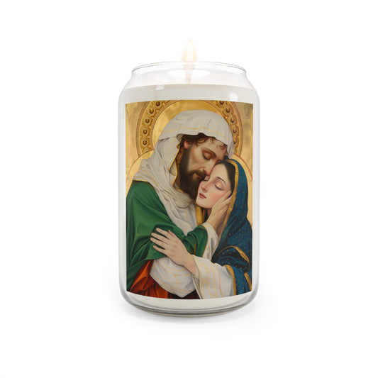 Saints Aquila and Priscilla - Scented Prayer Candle, 13.75oz - Tall Size - Religious Prayer Candle - Catholic Art