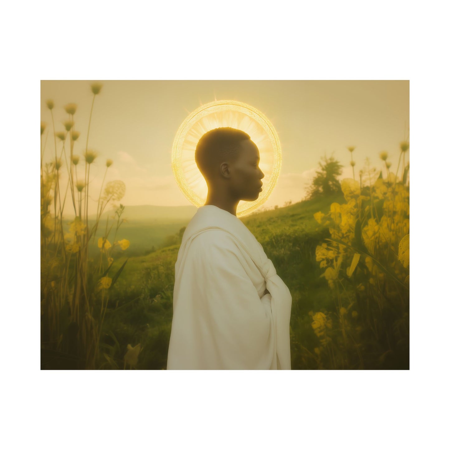 Saint Charles Lwanga- Sanctified Souls Print - Multiple Sizes - Premium Posters - Catholic Art - Christian Home Decor Artwork